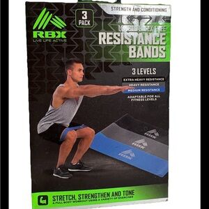 RBX Strength and Conditioning Resistance Bands Set
